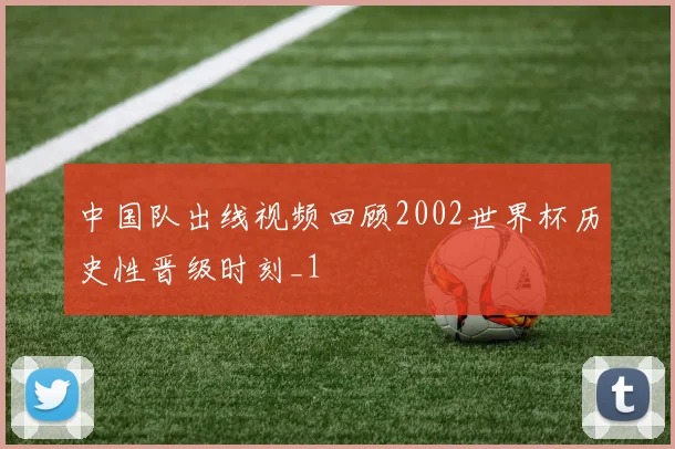 中国队出线视频回顾2002世界杯历史性晋级时刻_1
